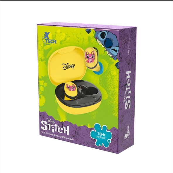 Audífonos Stitch  True Wireless Stereo (TWS) earbuds 